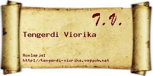 Tengerdi Viorika névjegykártya